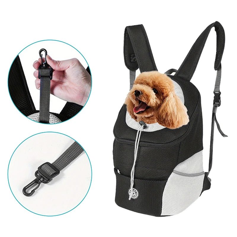 Double Shoulder Pet Carrier Bag for Small to Medium Dogs and Cats – Comfortable, Breathable Design with Adjustable Straps 4