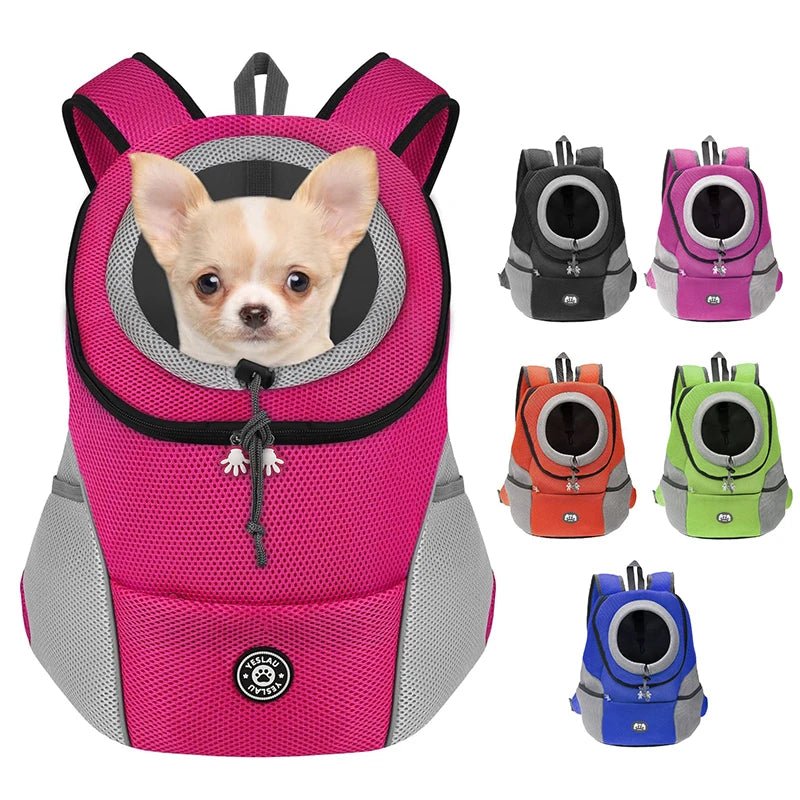 Double Shoulder Pet Carrier Bag for Small to Medium Dogs and Cats – Comfortable, Breathable Design with Adjustable Straps 5