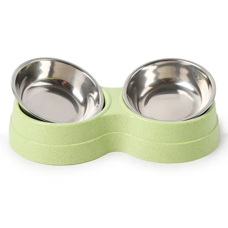 Double Stainless Steel Pet Bowl Set for Dogs and Cats – Non-Slip Design for Food and Water 5
