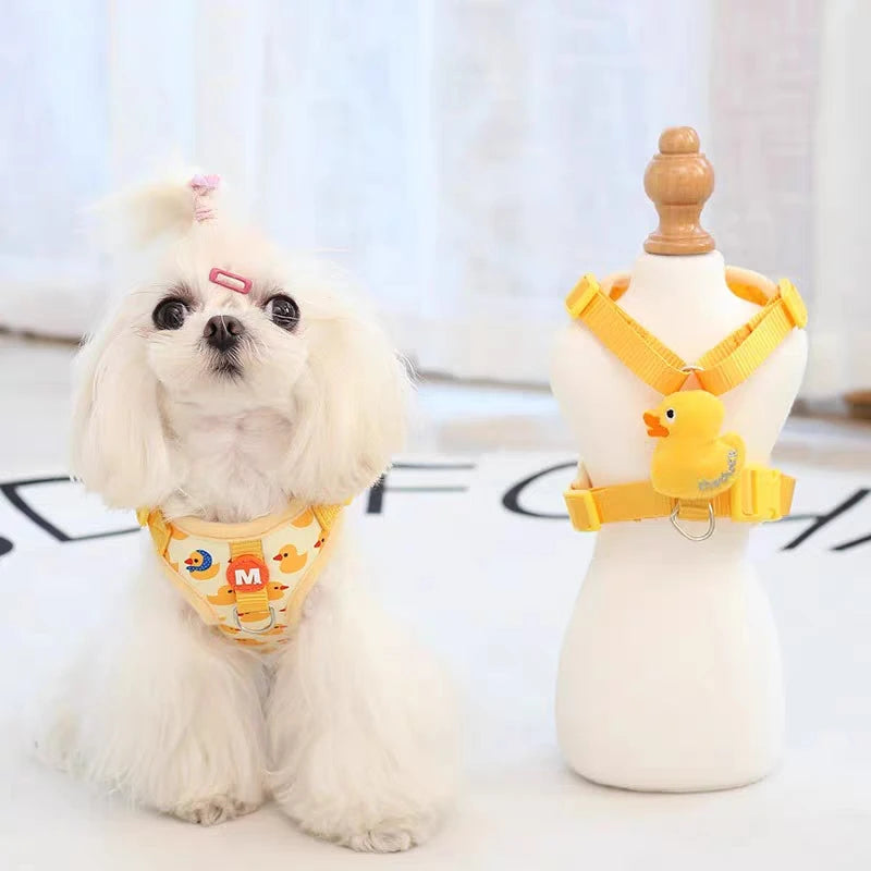 DuckBuddy | Cartoon Harness & Leash Set for Dogs 1