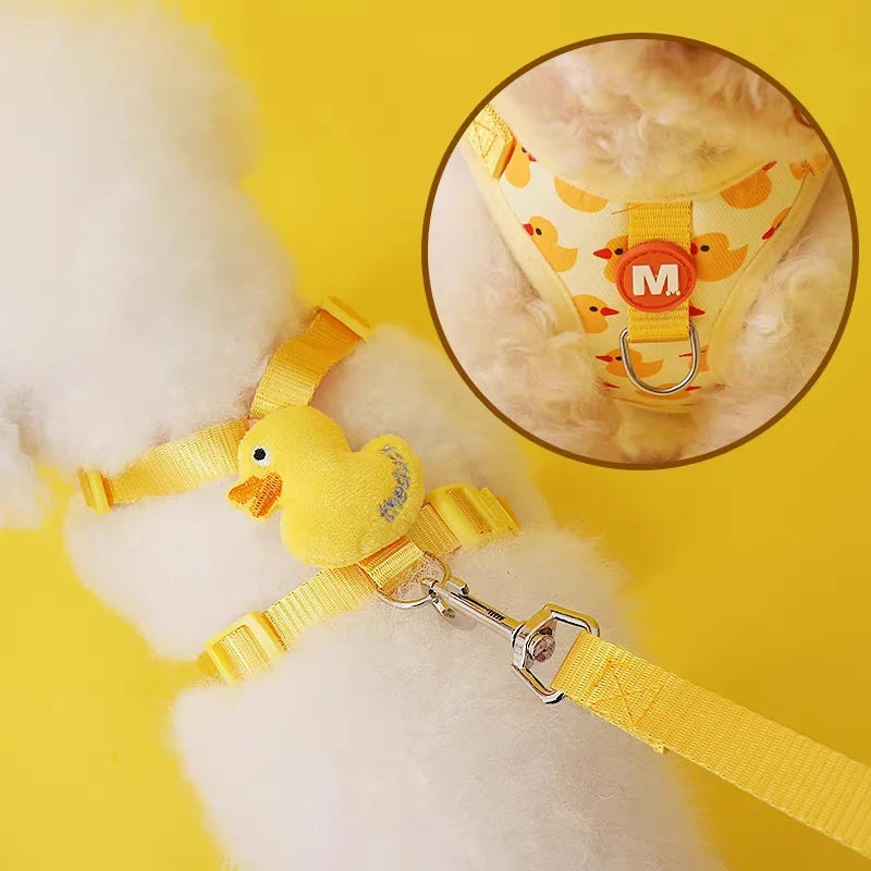 DuckBuddy | Cartoon Harness & Leash Set for Dogs 3