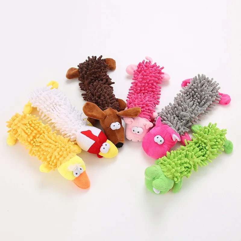 Durable Animal Shaped Dog Toy with Squeaker for Small Breeds – Engaging Chew Toy for Healthy Teeth and Gums 1