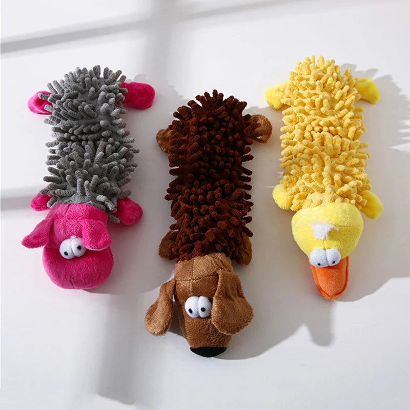 Durable Animal Shaped Dog Toy with Squeaker for Small Breeds – Engaging Chew Toy for Healthy Teeth and Gums 2