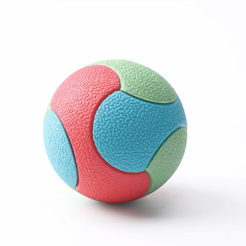 Durable Bite Resistant Dog Ball – Colorful Rubber Toy for Training and Dental Care, Ideal for All Dog Sizes 6