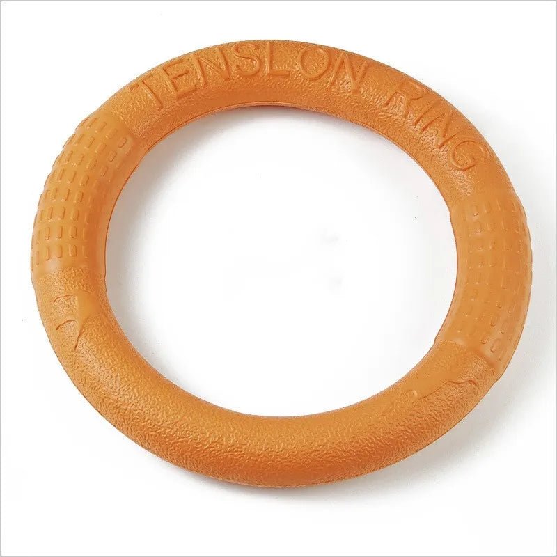 Durable Bite Resistant Dog Training Ring – Safe EVA Interactive Toy for Chewing and Fetching 7