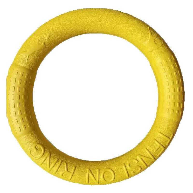 Durable Bite Resistant Dog Training Ring – Safe EVA Interactive Toy for Chewing and Fetching 8