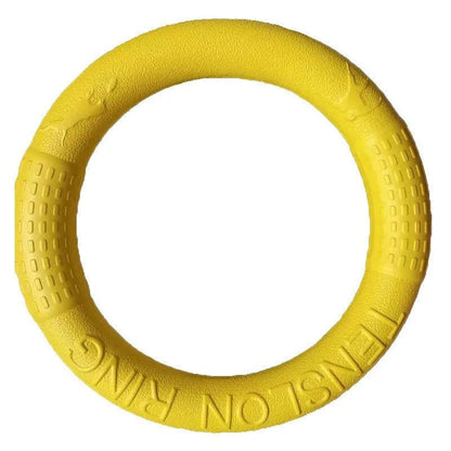 Durable Bite Resistant Dog Training Ring – Safe EVA Interactive Toy for Chewing and Fetching 8