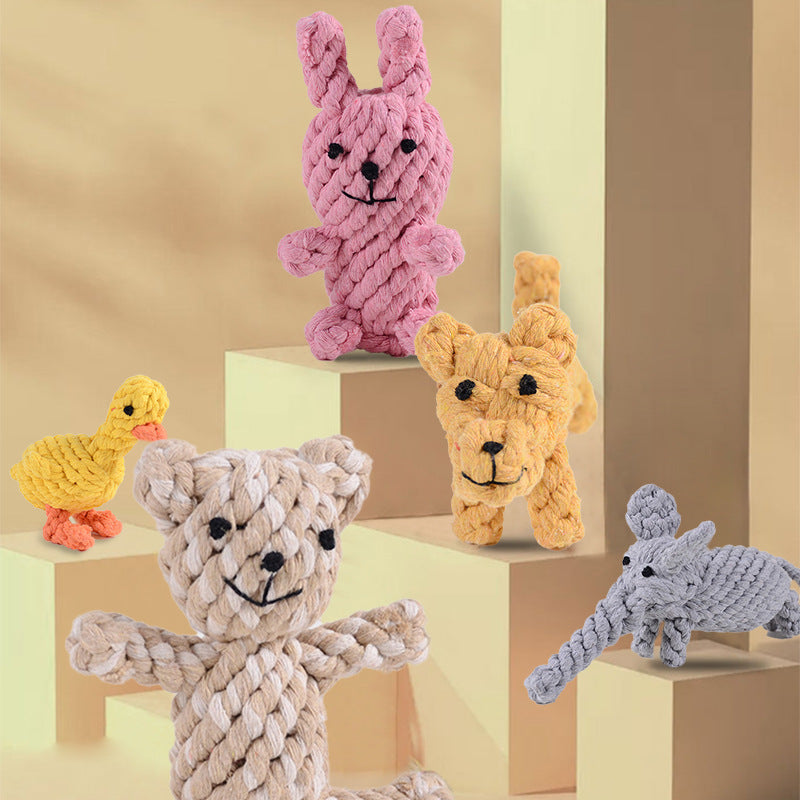 Durable Chew-Resistant Dog Toy for Puppies and Small Dogs – Soft Colorful Animal Design, Reinforced Stitching 5