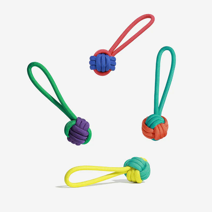 Durable Color Clash Knots Rope Tug Dog Toy for Aggressive Chewers – Engaging Playtime Accessory for All Dogs 3