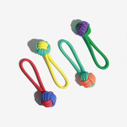 Durable Color Clash Knots Rope Tug Dog Toy for Aggressive Chewers – Engaging Playtime Accessory for All Dogs 7