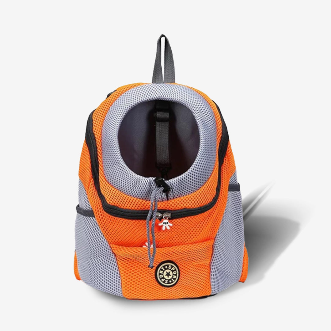 Durable Dog Backpack Carrier with Adjustable Straps and Multiple Compartments for Hiking and Outdoor Adventures 0