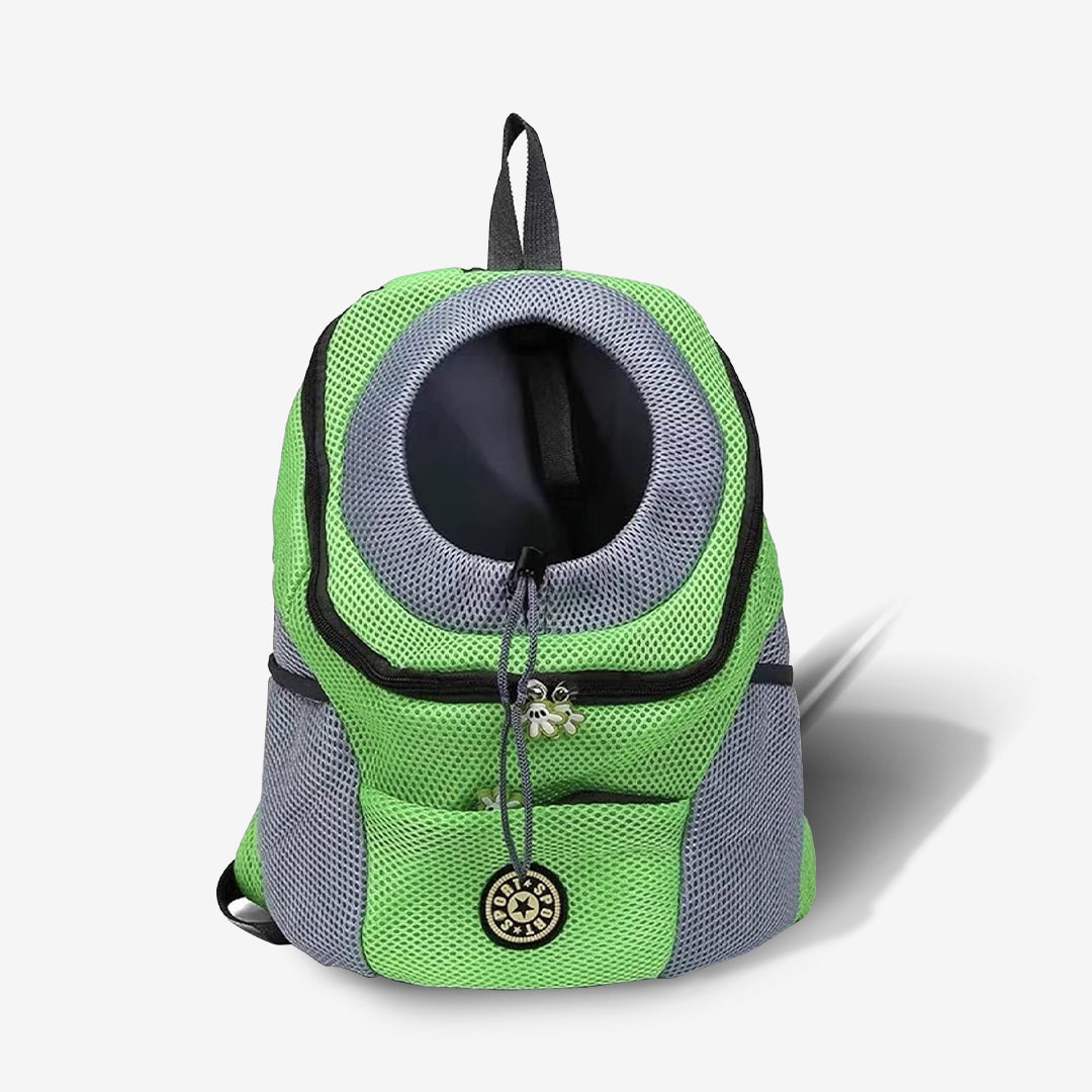 Durable Dog Backpack Carrier with Adjustable Straps and Multiple Compartments for Hiking and Outdoor Adventures 2