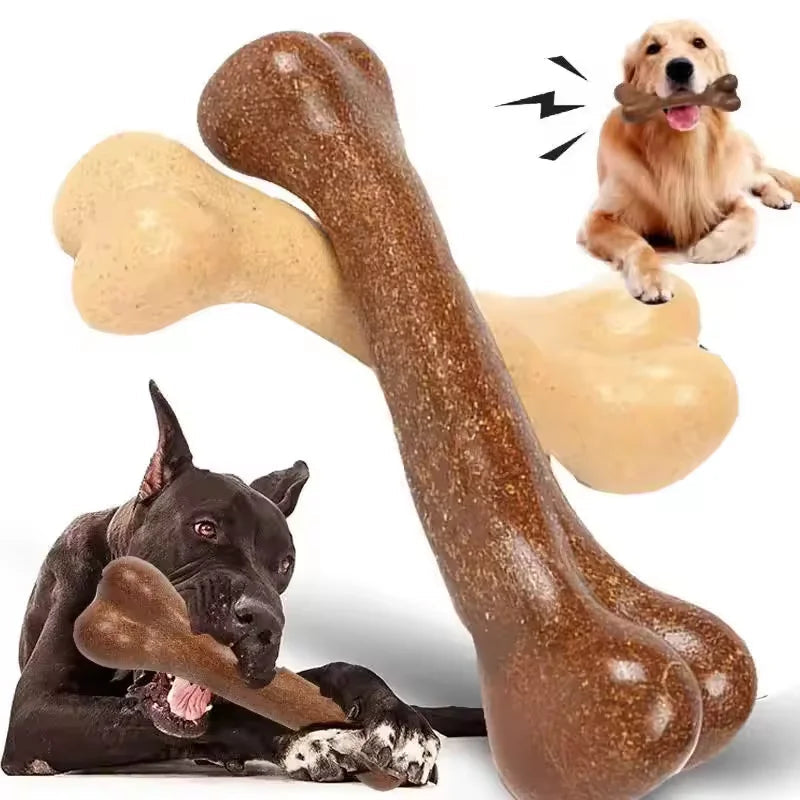 Durable dog chew toy designed for aggressive chewers, featuring an indestructible bone shape for tough play and long-lasting fun. 3