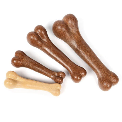 Durable dog chew toy designed for aggressive chewers, featuring an indestructible bone shape for tough play and long-lasting fun. 4