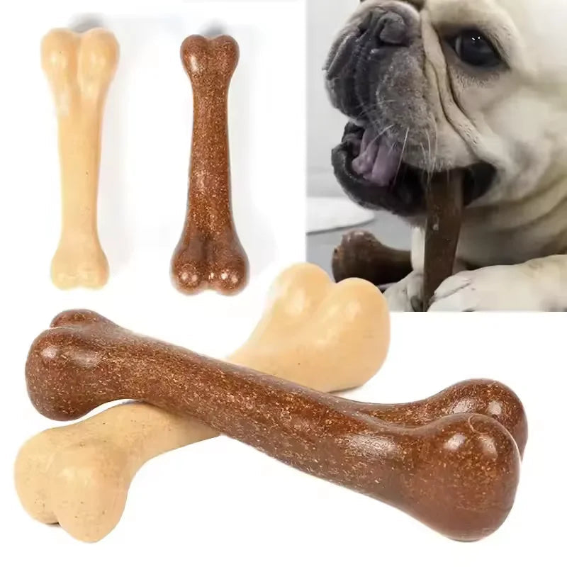 Durable dog chew toy designed for aggressive chewers, featuring an indestructible bone shape for tough play and long-lasting fun. 6