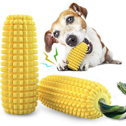 Durable Dog Chew Toy for Aggressive Chewers – Teeth-Cleaning Corn Stick 0