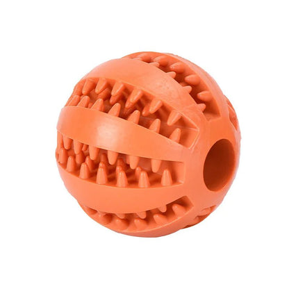 Durable Dog Chewing Ball for Dental Care – Puzzle Toy and Snack Holder for Aggressive Chewers, Natural Rubber, 5cm & 7cm Sizes 7