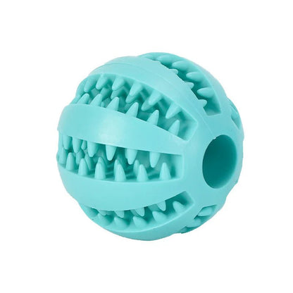 Durable Dog Chewing Ball for Dental Care – Puzzle Toy and Snack Holder for Aggressive Chewers, Natural Rubber, 5cm & 7cm Sizes 8
