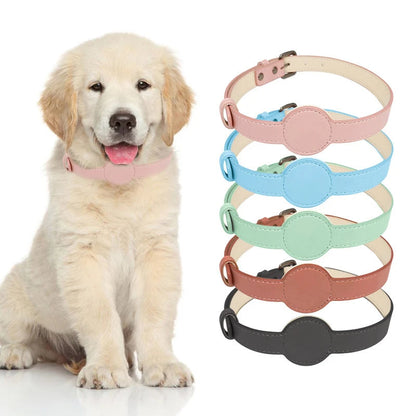 Durable Dog Collar with Airtag Holder - Weather-Resistant, Comfortable, Adjustable Sizes XS, S, M 0