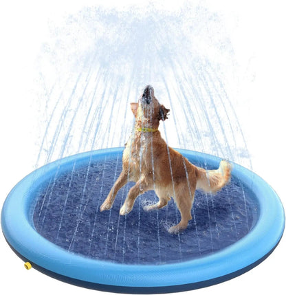 Durable Dog Splash Pad – Inflatable Water Play Mat for Outdoor Fun with Kids and Pets 1