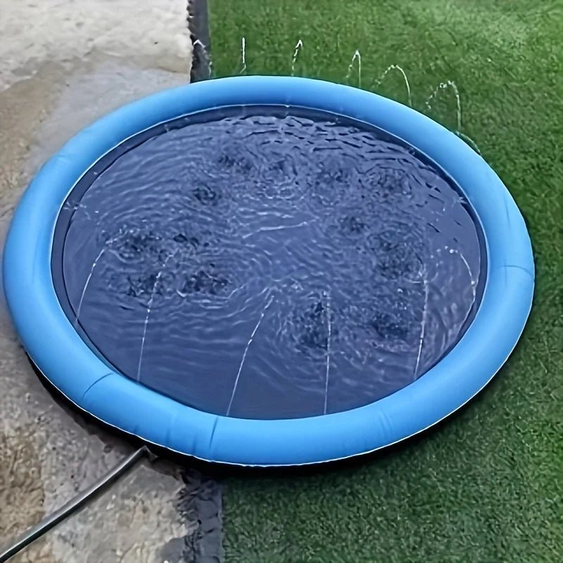Durable Dog Splash Pad – Inflatable Water Play Mat for Outdoor Fun with Kids and Pets 5