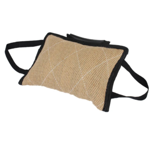 Durable Dog Training Cushion with Double Rope Handles – Resilient Chew Toy for Obedience and Bite Inhibition 0