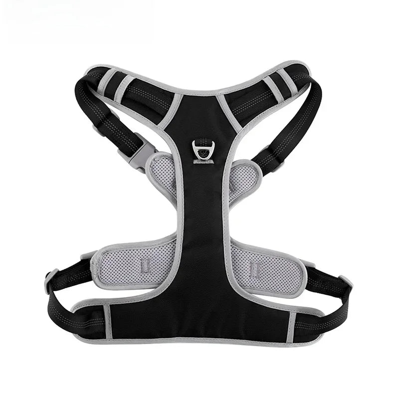 Durable Double-Layer Dog Harness for All Breeds – No-Pull Vest Style with High Visibility 0