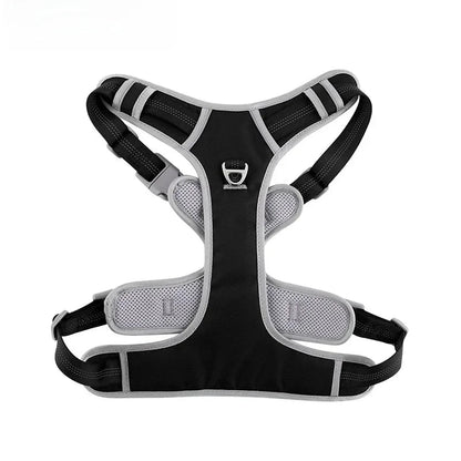 Durable Double-Layer Dog Harness for All Breeds – No-Pull Vest Style with High Visibility 0