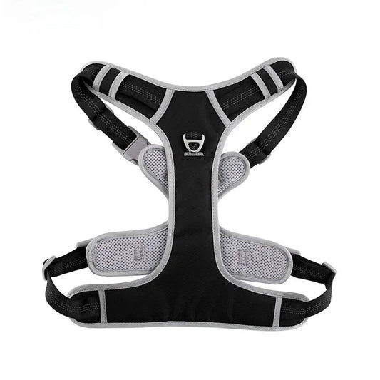 Durable Double-Layer Dog Harness for All Breeds – No-Pull Vest Style with High Visibility 0