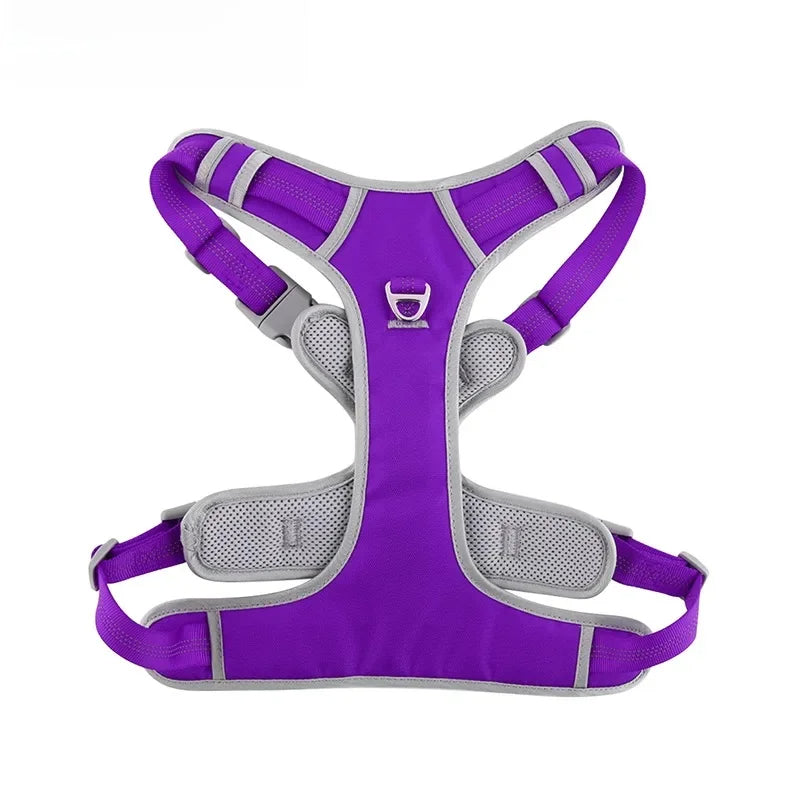 Durable Double-Layer Dog Harness for All Breeds – No-Pull Vest Style with High Visibility 10