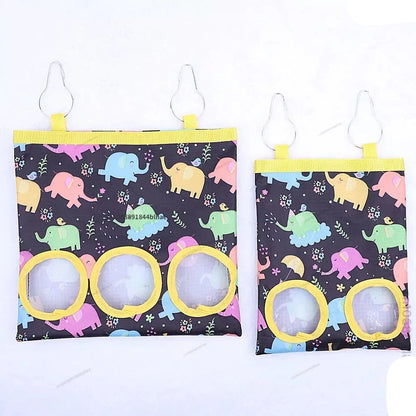 Durable Hay Bag for Small Animals – Oxford Fabric Food Holder with Metal Hook for Hamsters, Rabbits, and Guinea Pigs 13