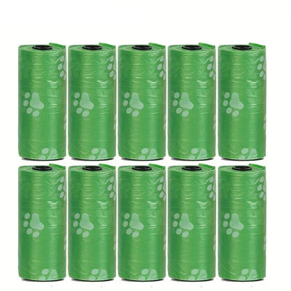 Durable Leakproof Dog Waste Bags – Large Eco-Friendly Poop Bags in Black and Green for Easy Cleanup 0