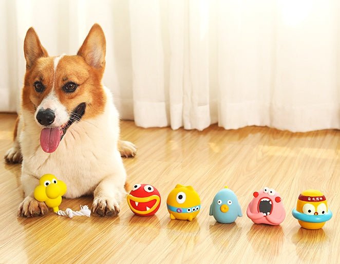 Durable Monster Shape Natural Latex Dog Chew Toy – Indestructible Dog Toy for Aggressive Chewers, Tough and Safe Playtime 3