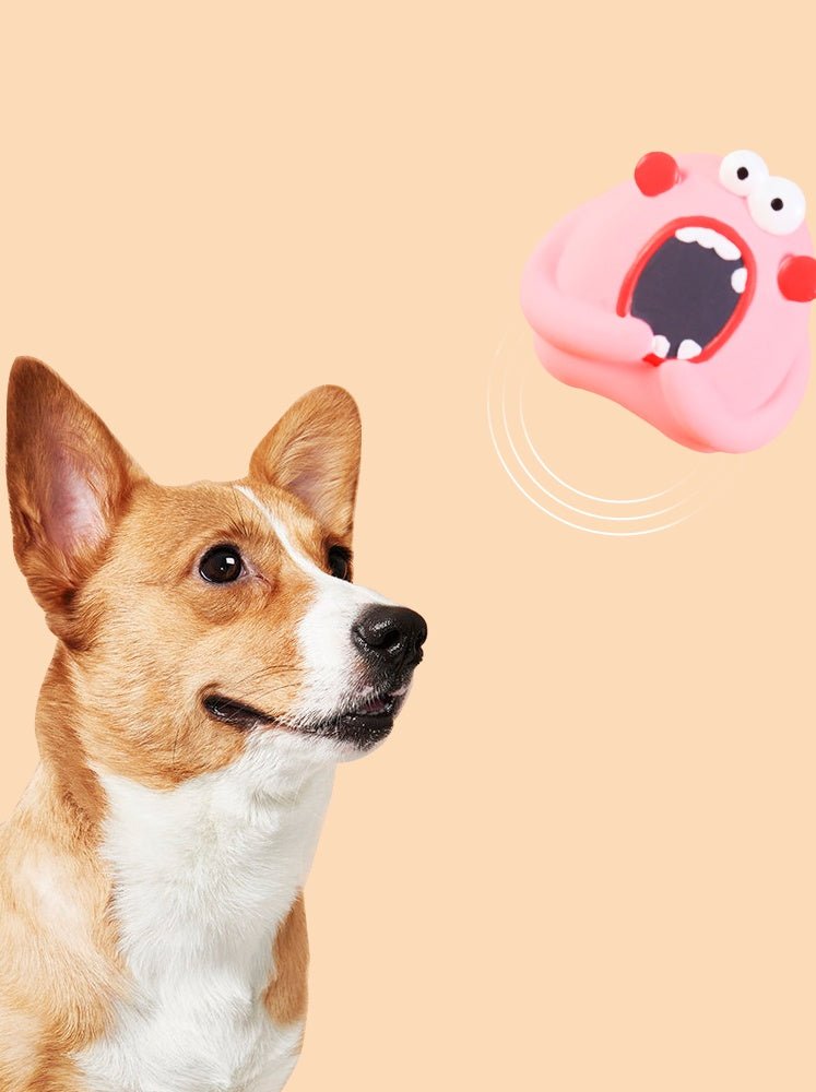 Durable Monster Shape Natural Latex Dog Chew Toy – Indestructible Dog Toy for Aggressive Chewers, Tough and Safe Playtime 6