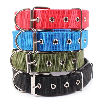 Durable Nylon Dog Collar with Adjustable Fit – Comfortable and Stylish for All Breeds 1
