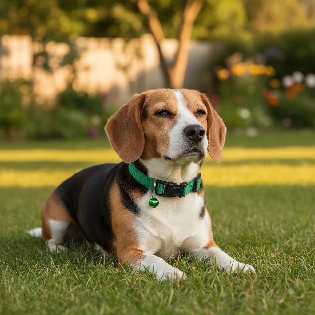 Durable Nylon Flea and Tick Collar for Cats and Dogs – Adjustable Fit in Green or Red 2
