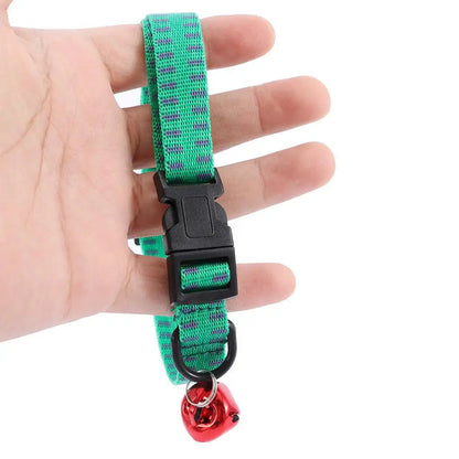 Durable Nylon Flea and Tick Collar for Cats and Dogs – Adjustable Fit in Green or Red 7