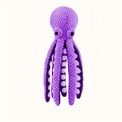 Durable Octopus Squeaky Dog Toy – Bite-Resistant Plush Toy for Interactive Play 1