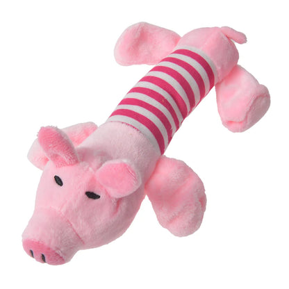 Durable Plush Dog Toy - Soft Animal Chew Toy for Small Dogs and Cats, Interactive and Safe for Healthy Chewing 8