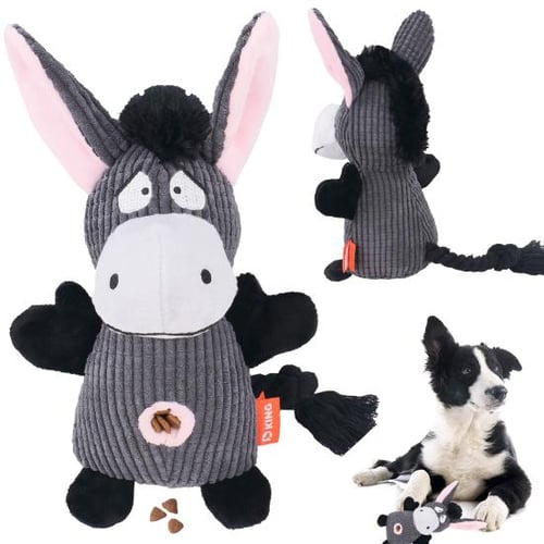 Durable Plush Dog Toy with Squeaker – Ideal Chew Toy for Aggressive Chewers, Safe for All Breeds 1