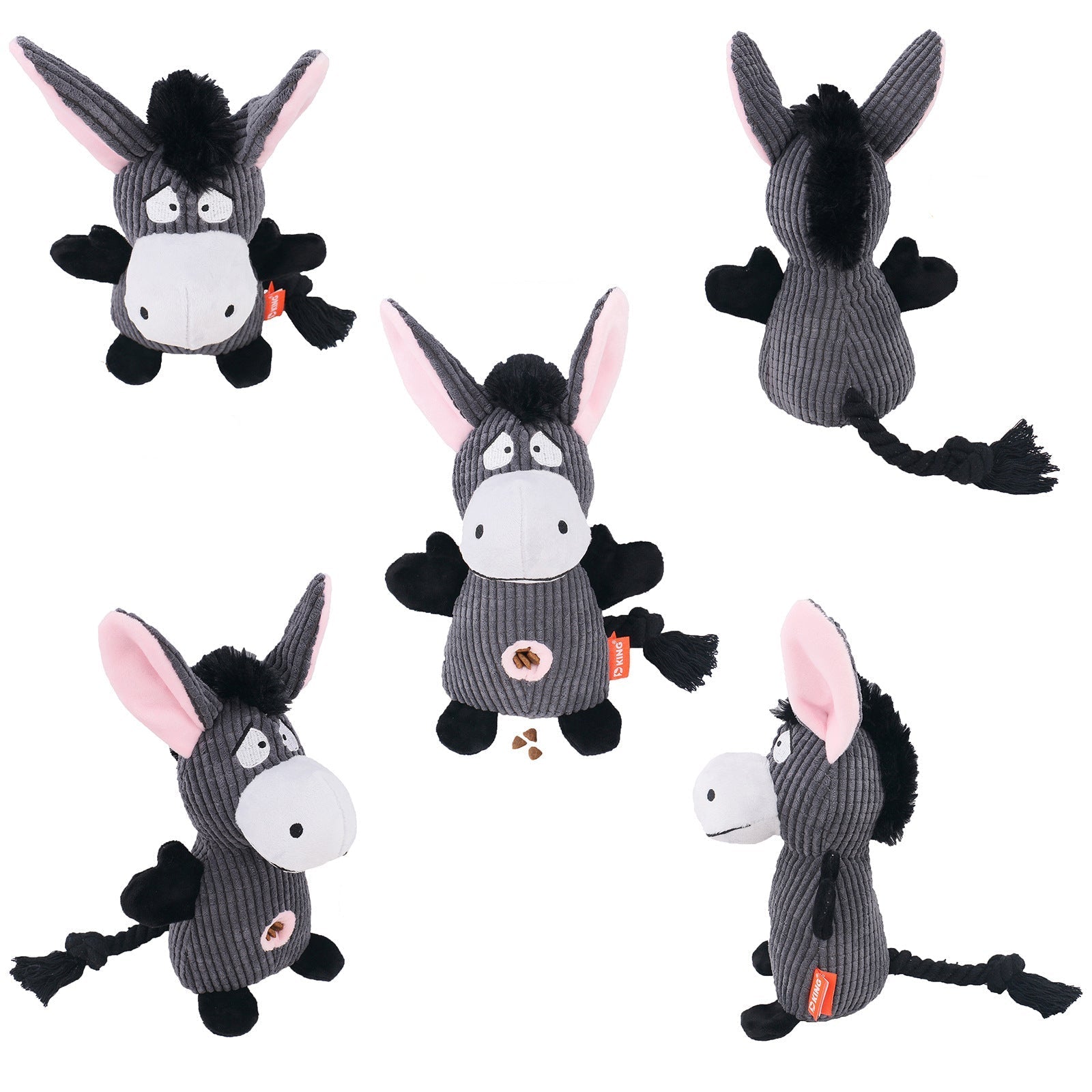 Durable Plush Dog Toy with Squeaker – Ideal Chew Toy for Aggressive Chewers, Safe for All Breeds 4