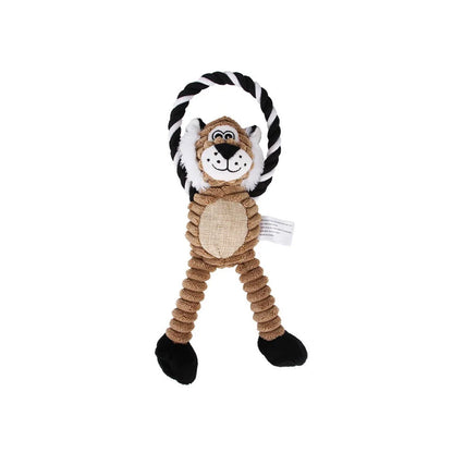Durable Plush Dog Toy with Squeaker – Promotes Dental Health and Interactive Play – 31 cm 7