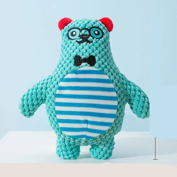 Durable Plush Dog Toy with Squeaker for Aggressive Chewers – Engaging Stress Relief and Oral Health 10