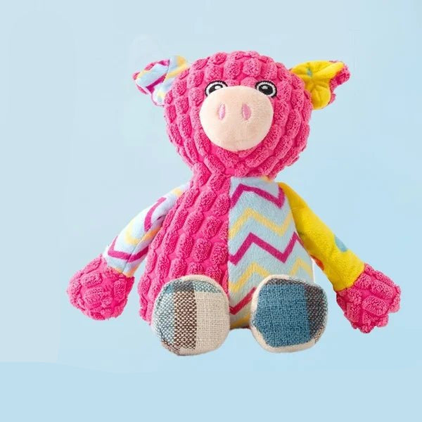 Durable Plush Dog Toy with Squeaker for Aggressive Chewers – Engaging Stress Relief and Oral Health 12