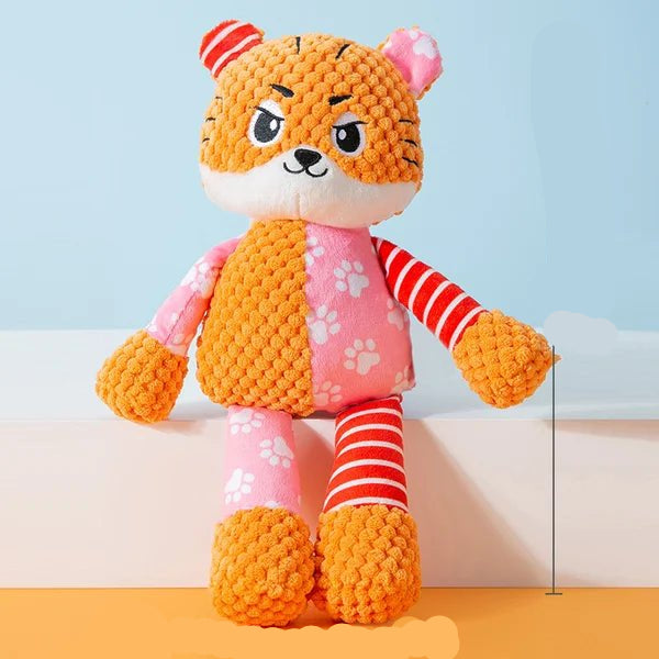 Durable Plush Dog Toy with Squeaker for Aggressive Chewers – Engaging Stress Relief and Oral Health 13