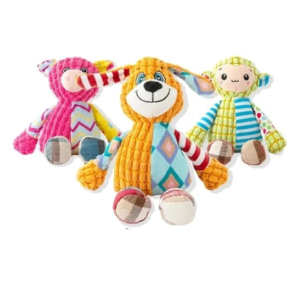 Durable Plush Dog Toy with Squeaker for Aggressive Chewers – Engaging Stress Relief and Oral Health 3