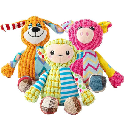 Durable Plush Dog Toy with Squeaker for Small and Medium Dogs – Ideal for Aggressive Chewers 1