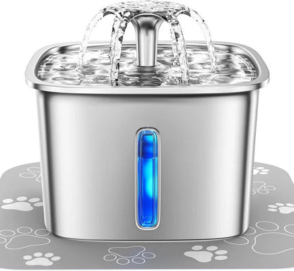 Durable Stainless Steel Cat Water Fountain with 95 oz Capacity and Quiet Operation 4