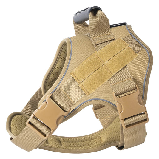 Durable Tactical Dog Harness with Handle for Large Breeds – Adjustable Fit for Training and Outdoor Activities 0