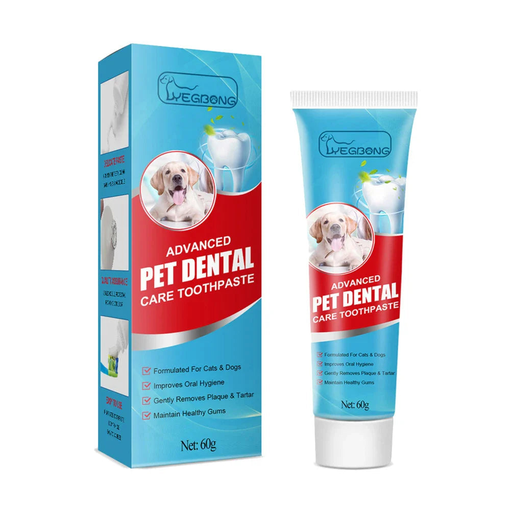 Edible Oral Care Toothpaste for Dogs and Cats – Natural Mint and Papaya Formula, 60g 2